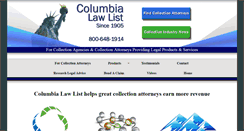 Desktop Screenshot of columbialist.com