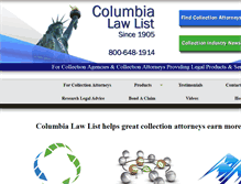Tablet Screenshot of columbialist.com